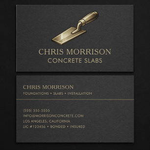 Concrete Slabs Professional Business Card