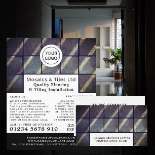 Concrete Tiles, Floorer, Tile Installer Business Card