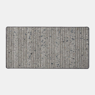 Concrete Tining Grey Cement Sidewalk Desk Mat