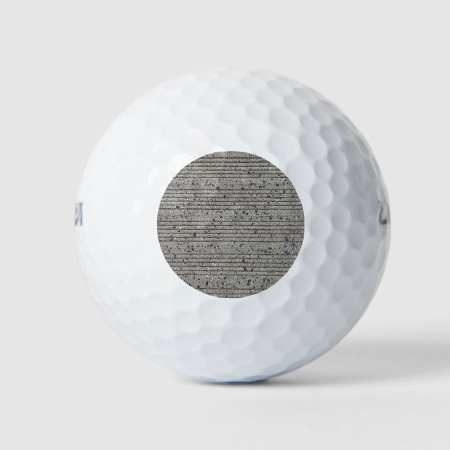 Concrete Tining Grey Cement Sidewalk Golf Balls (Front)