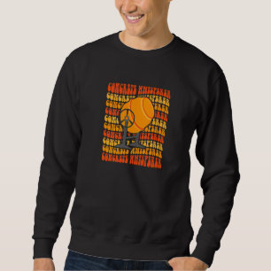 Concrete Whisperer Retro Construction Concrete Wor Sweatshirt