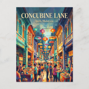 Concubine Lane Malaysia Postcard