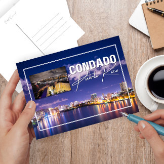 Condado in San Juan, Puerto Rico Postcard