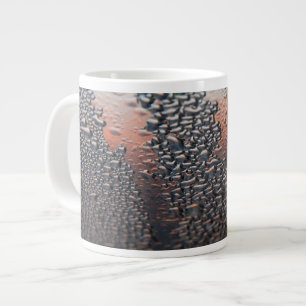 Condensed water drops large coffee mug