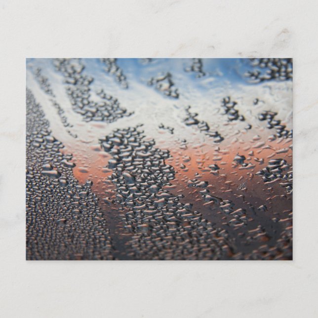 Condensed water drops postcard (Front)