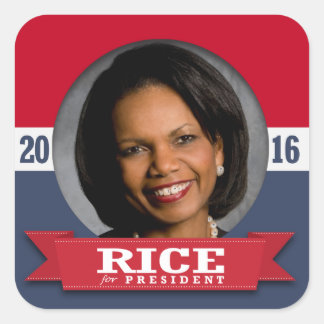 CONDI RICE 2016 SQUARE STICKER