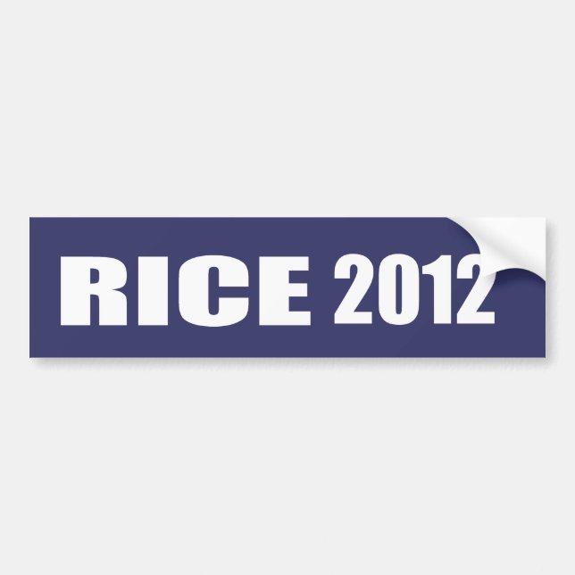CONDI RICE Election Gear Bumper Sticker (Front)