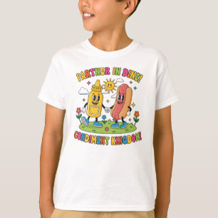 Condiment Kingdom – Happy Hot Dog & Mustard Tee