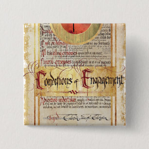Conditions of Engagement 15 Cm Square Badge