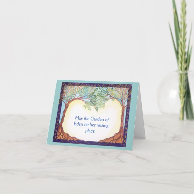 Condolence card for woman (Front)