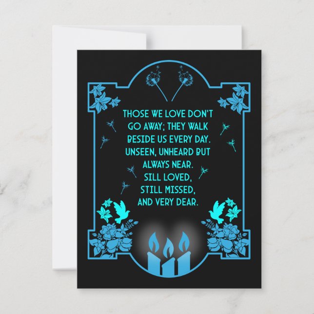 Condolence Support Message (Front)