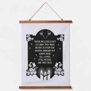 Condolence Support Message Hanging Tapestry