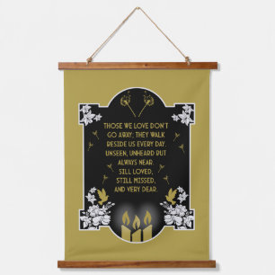 Condolence Support Message Hanging Tapestry