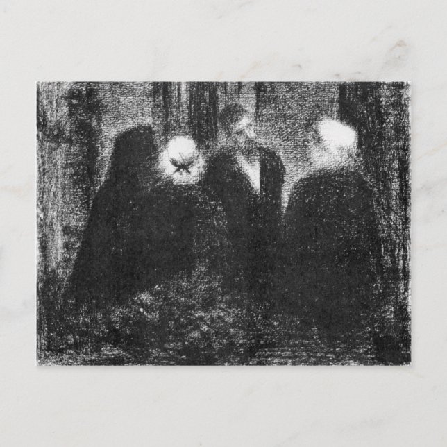 Condolences by Georges Seurat Postcard (Front)