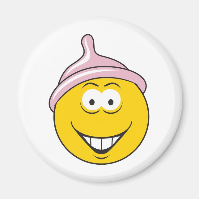 Condom Face Magnet (Front)