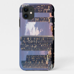 Condominium towers at the waterfront in Miami iPhone 11 Case