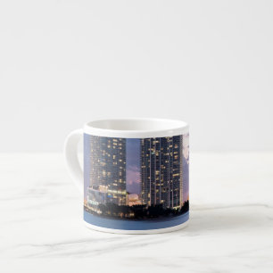 Condominium towers at the waterfront in Miami Espresso Cup