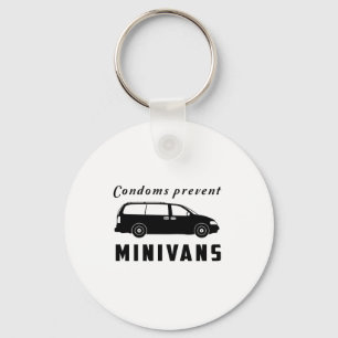 Condoms Prevent Minivans Key Ring