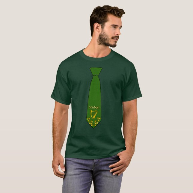 Condon Irish Necktie T-Shirt with Harp (Front Full)