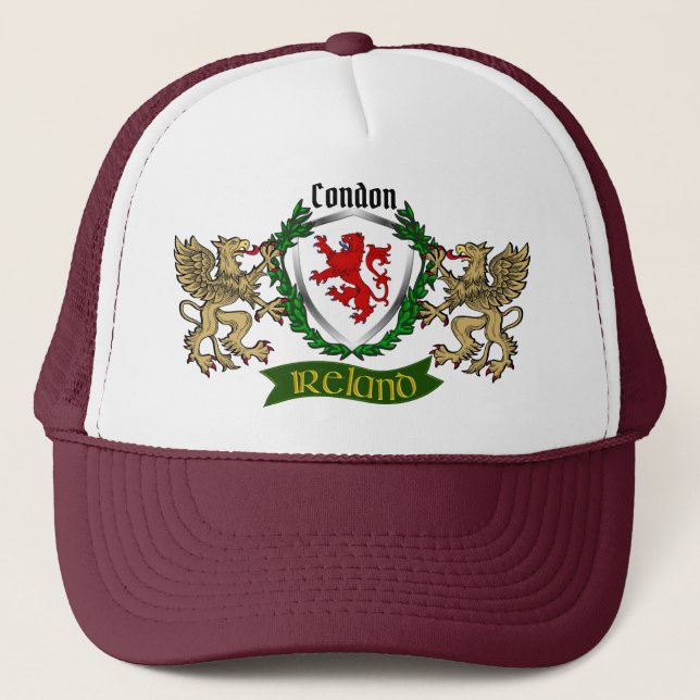 Condon Irish Shield w/Griffins Trucker Hat (Front)