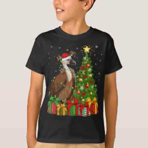 Condor Bird Lover Xmas Holiday Santa Condor Christ T-Shirt