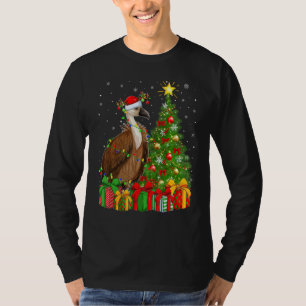Condor Bird   Xmas Holiday Santa Condor Christmas  T-Shirt