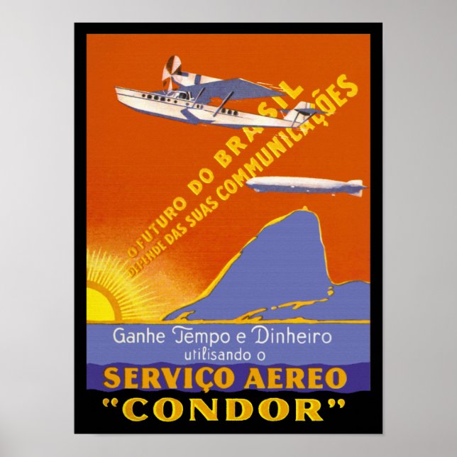 Condor ~ Brazillian Air Service Poster (Front)