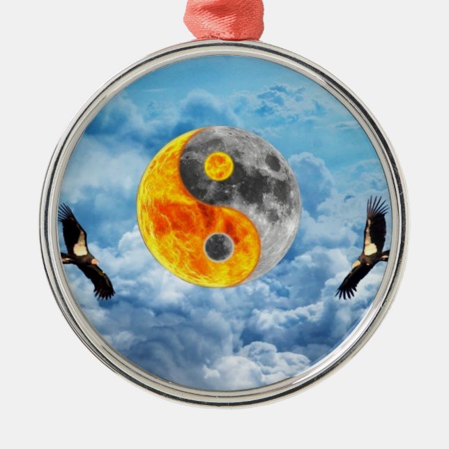 Condor Love Metal Tree Decoration (Front)