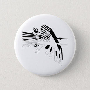 Condor - pair 6 cm round badge