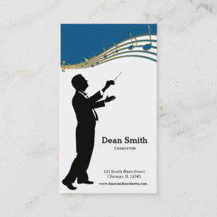 Conductor Orchestra Business Card