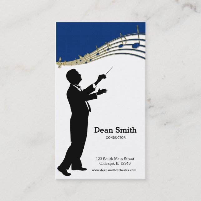 Conductor Orchestra Business Card (Front)