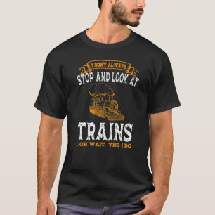 Conductor Train Express Rail Transport Freight Rai T-Shirt