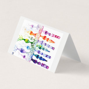 Cone cells rod cells and bipolar neurons of retina business card