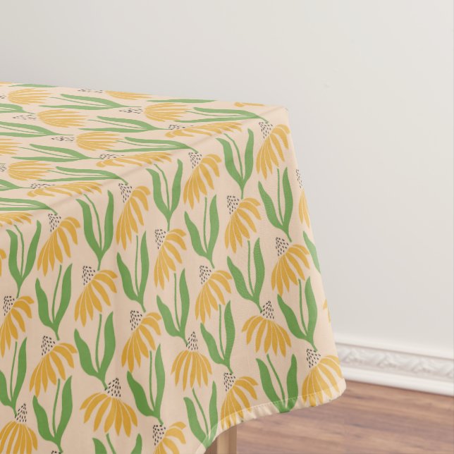 Cone Flower Tablecloth (In Situ)