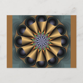 Cone Fractal Postcard
