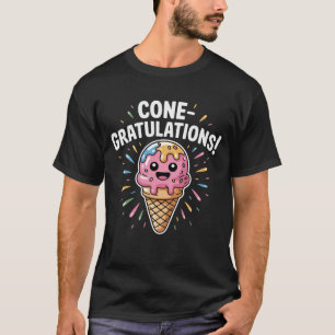 Cone-gratulations! Kawaii Ice Cream Cone T-Shirt