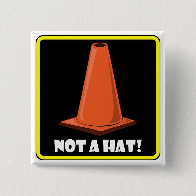 CONE HAT 1a 15 Cm Square Badge (Front)