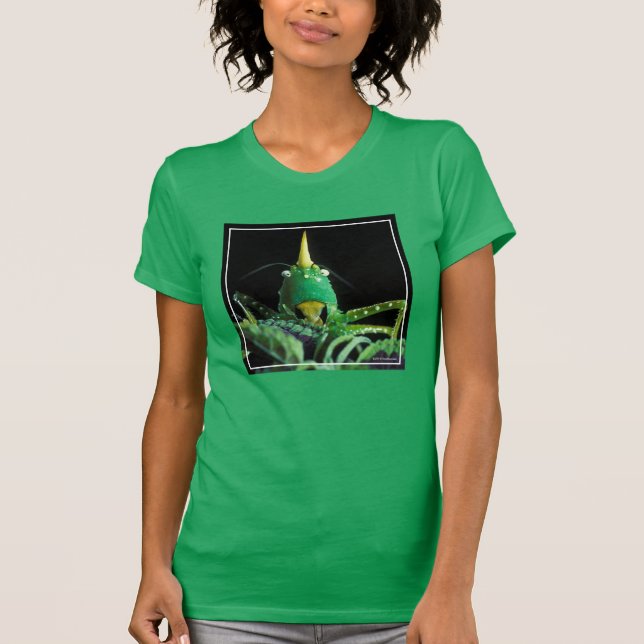Cone-Headed Grasshopper T-Shirt (Front)