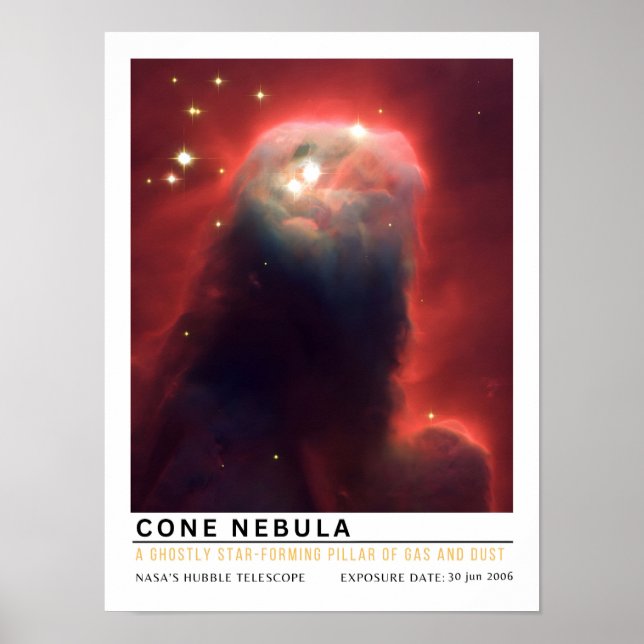 Cone Nebula Space Education Poster (Front)
