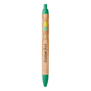 Cone Shaped Sorbet Stick Blue Ink Pen