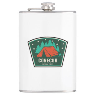 Conecuh National Forest Camping Hip Flask