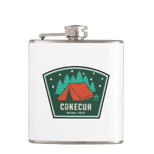 Conecuh National Forest Camping Hip Flask