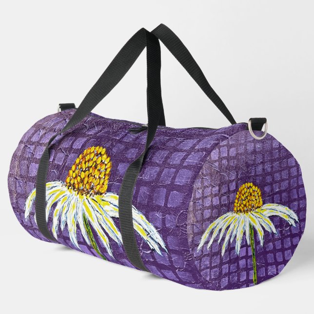 Coneflower Duffle Bag (Left Corner)