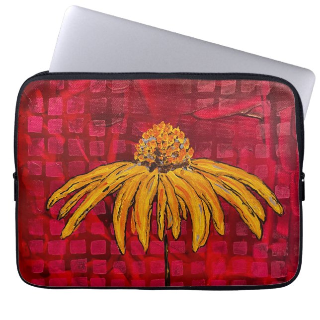 Coneflower Lap Top Bag (Front)