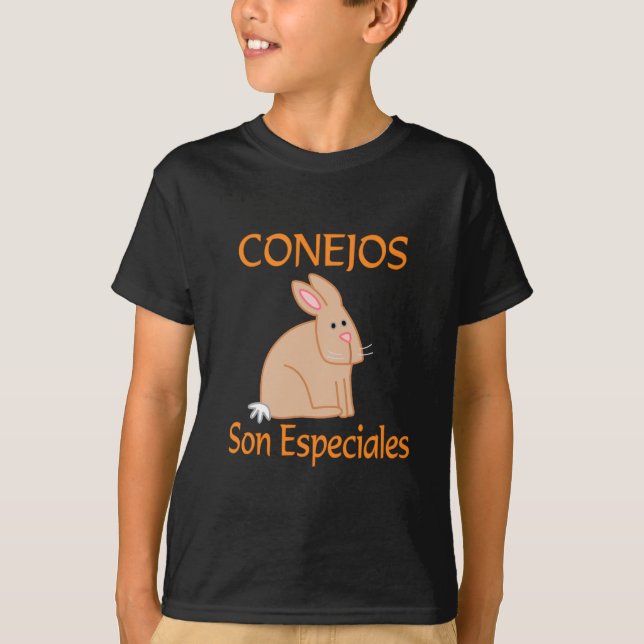 Conejos Son Especiales T-Shirt (Front)