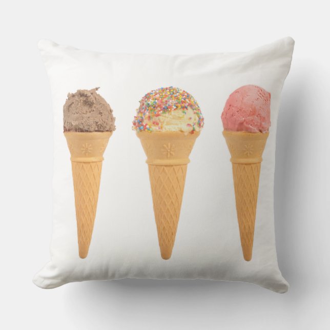 Cones Outdoor Throw Pillow (Front)