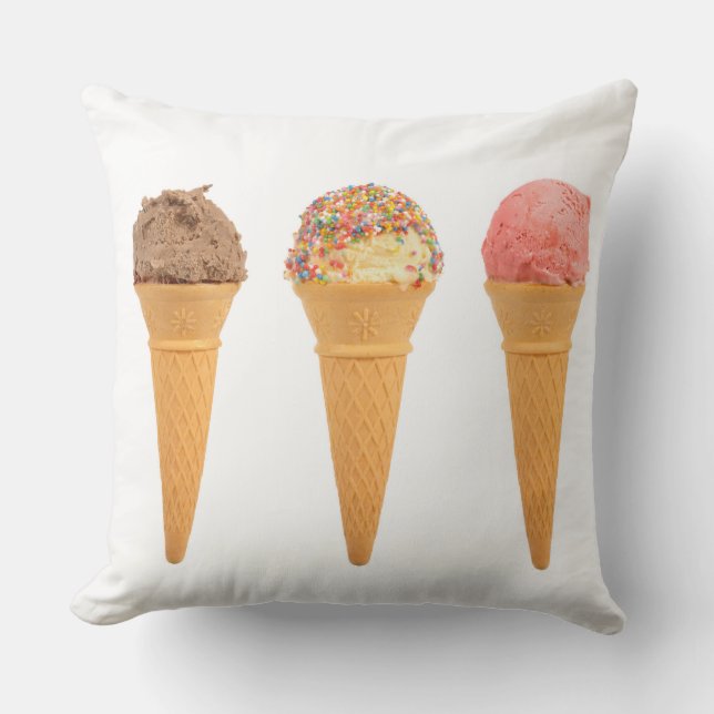 Cones Throw Pillow (Front)