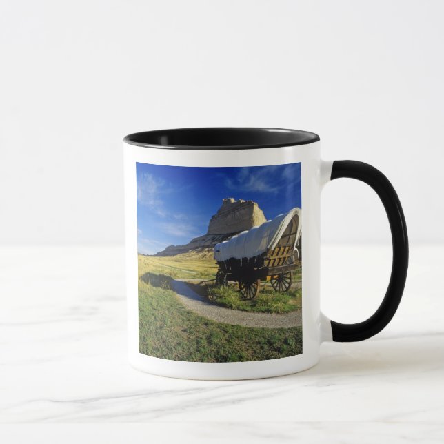 Conestoga wagon at Scottsbluff National Mug (Right)