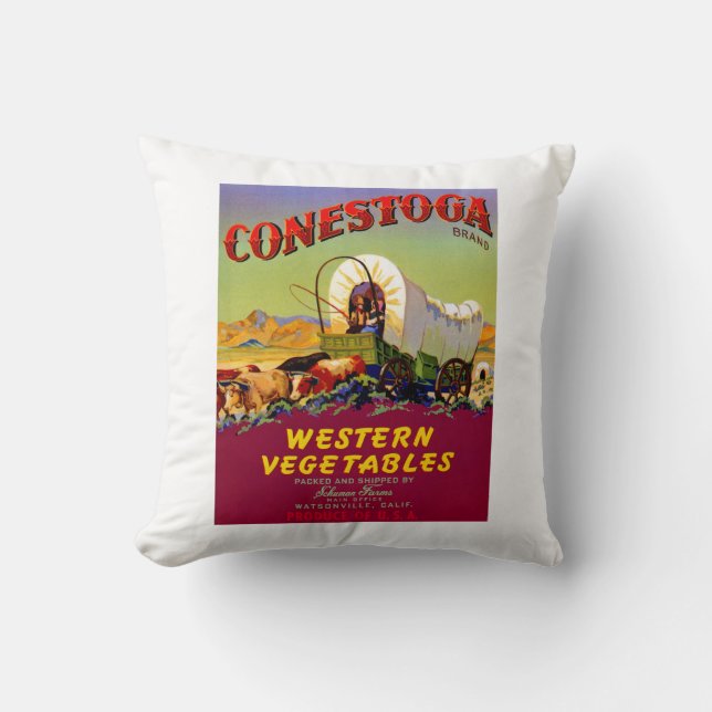 Conestoga Western Vegetables Cushion (Front)