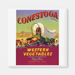 Conestoga Western Vegetables Magnet